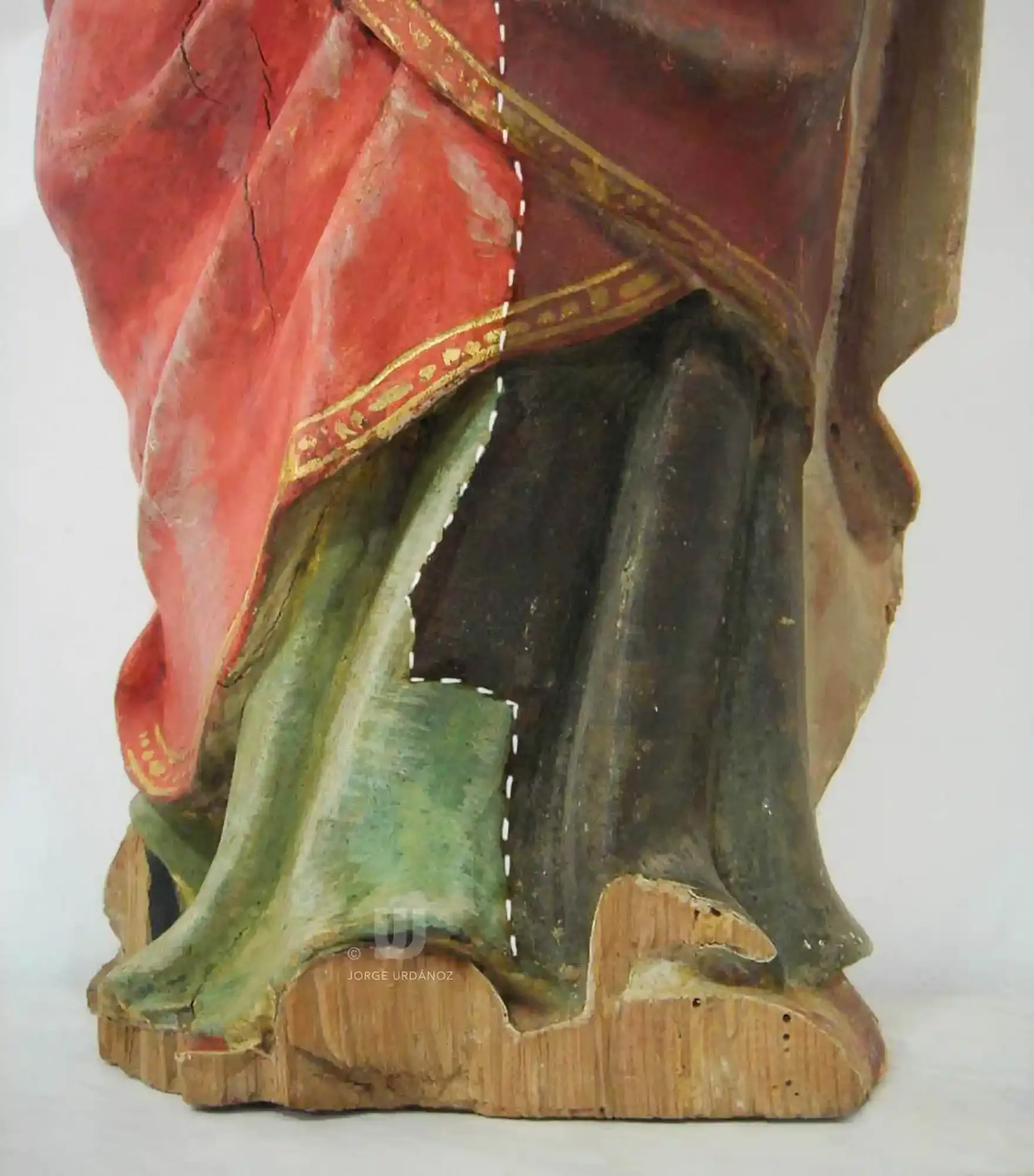 Talla de virgen barroca